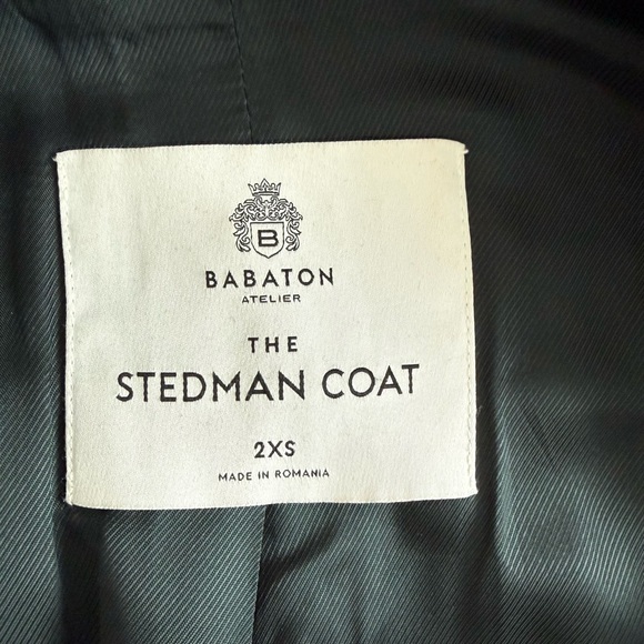 Aritzia Babaton Green Stedman Coat - Picture 2 of 8
